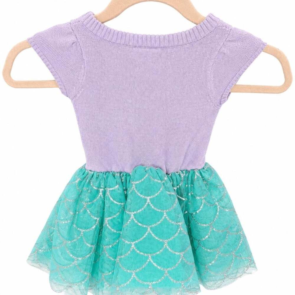 Disney Girls' Blue and Purple Dress - Picture 2 of 3